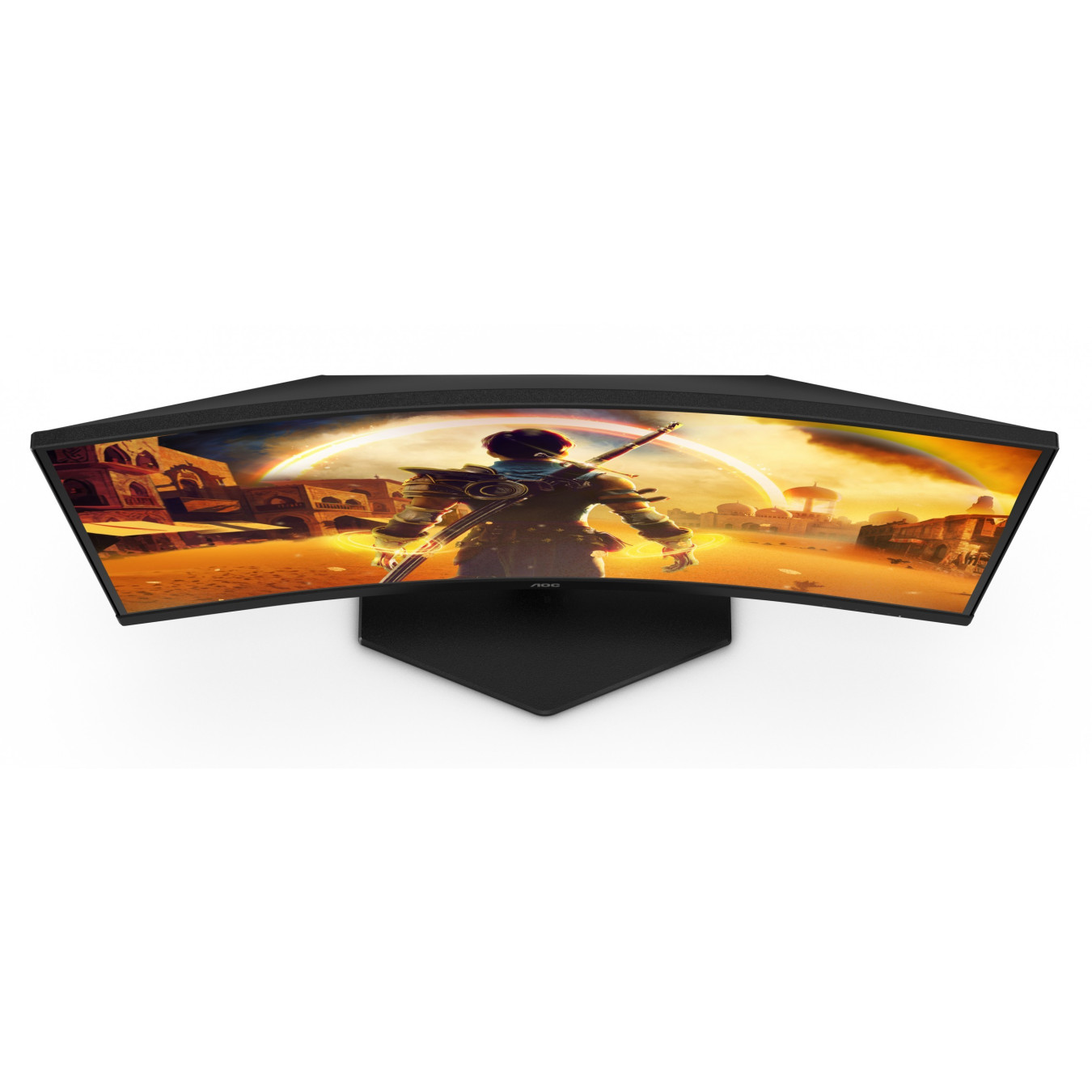 AOC C24G42E - 23.6in Curved Gaming Monitor 1500R | FHD 1920x1080, 180Hz, 4ms GTG, HDR10, DP1.4 + 2x HDMI2.0, Black/Red