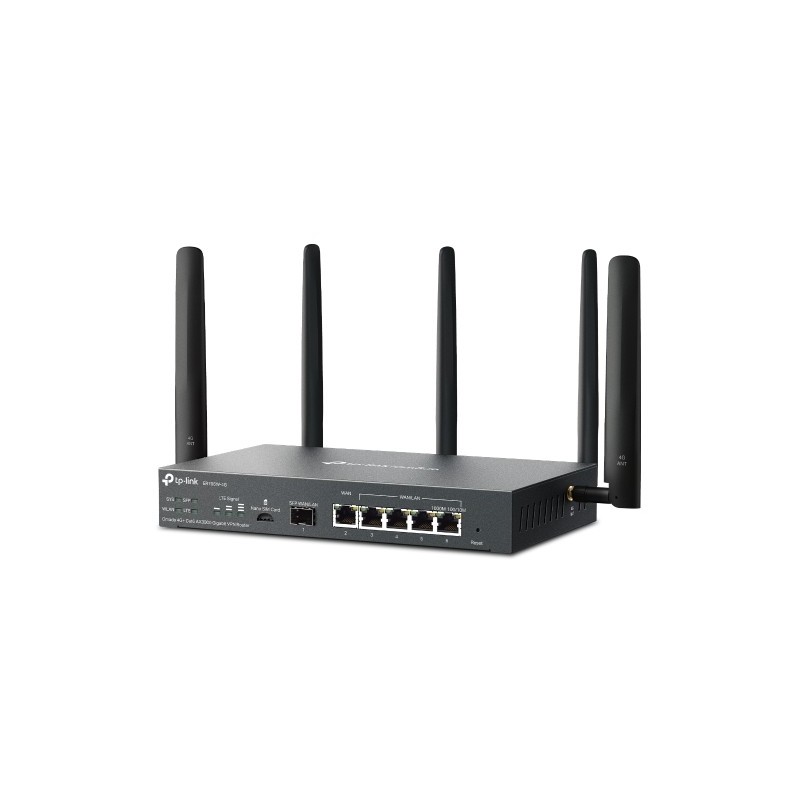 Buy TP-Link Omada ER706W - 4G LTE Cat6 AX3000 Wi-Fi 6 Router - Black, 512MB DDR4... in Cyprus, Nicosia, Limassol, Larnaka, Pafos