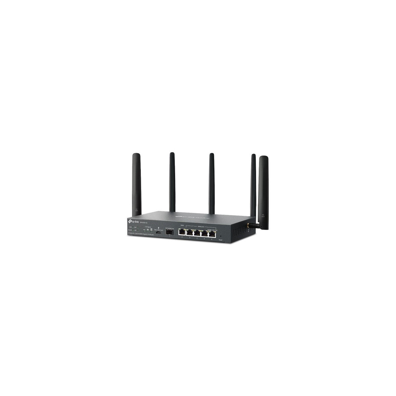 TP-Link Omada ER706W - 4G LTE Cat6 AX3000 Wi-Fi 6 Router - Black, 512MB DDR4, 128MB Flash — Buy in Cyprus with Fast Delivery