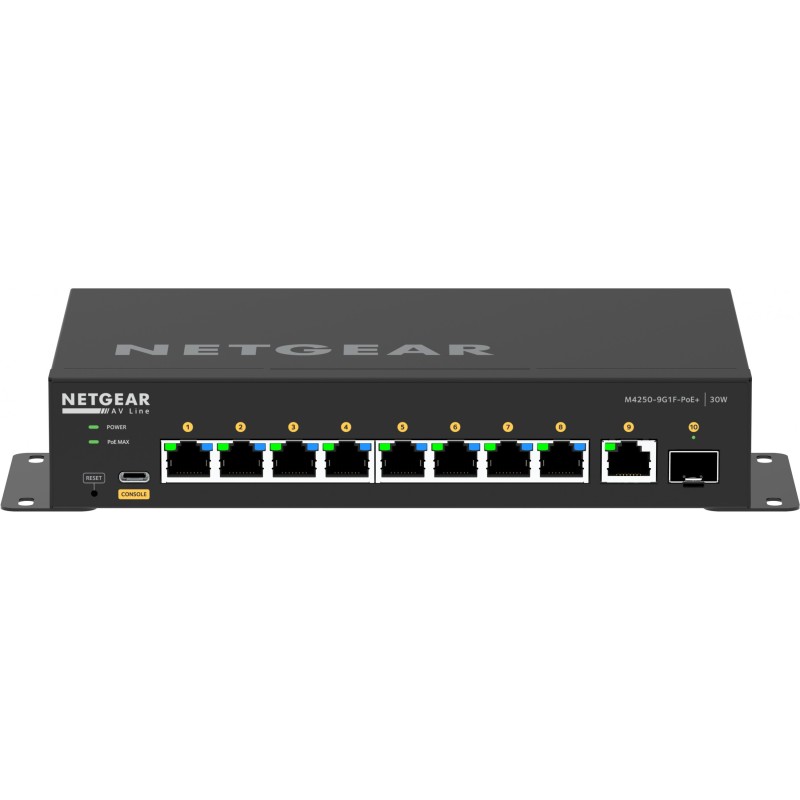 Buy NETGEAR GSM4210PD-100EUS - 8x Gigabit PoE+ (30W) 110W Budget, 1x1G+1xSFP, Ma... in Cyprus, Nicosia, Limassol, Larnaka, Pafos