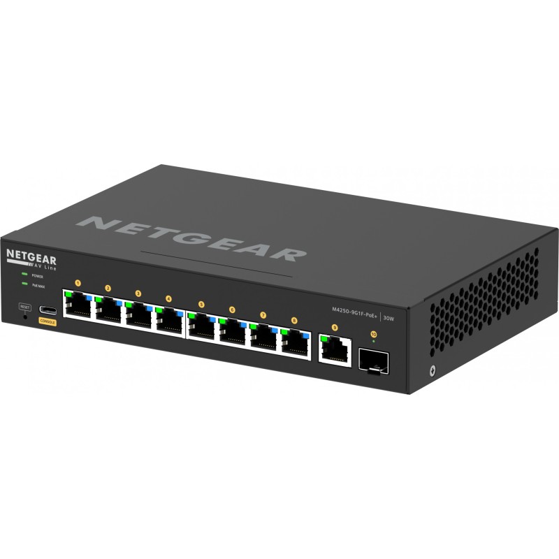 Buy NETGEAR GSM4210PD-100EUS - 8x Gigabit PoE+ (30W) 110W Budget, 1x1G+1xSFP, Ma... in Cyprus, Nicosia, Limassol, Larnaka, Pafos