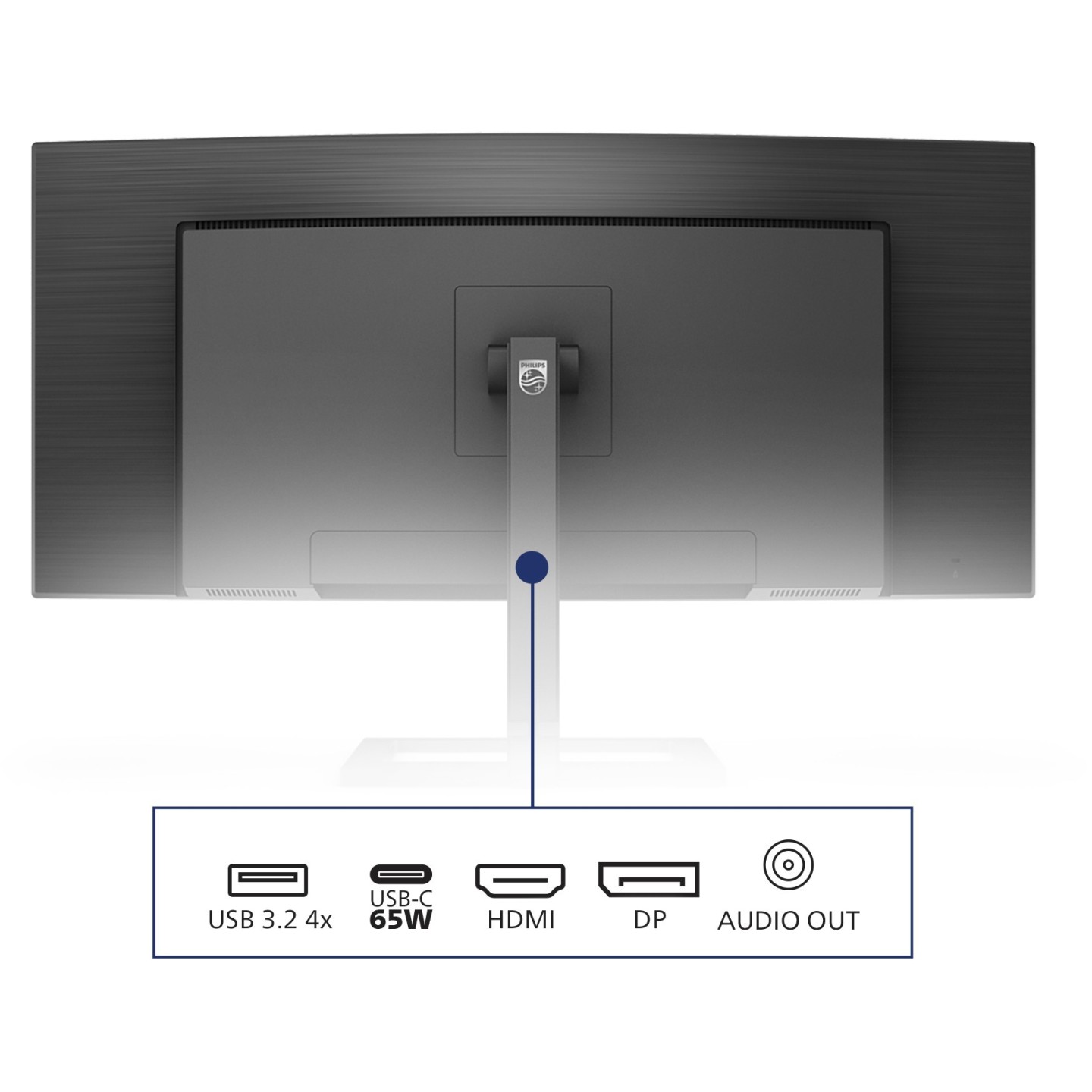 Philips 346E2CUAE 34in UWQHD Curved VA Monitor 100Hz USB-C 65W (Boxed) — Buy in Cyprus with Fast Delivery