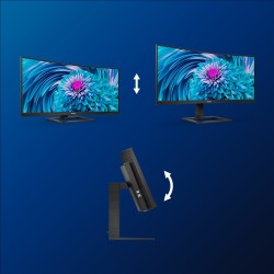 Buy Philips 346E2CUAE - 34in UWQHD Curved VA Monitor (3440x1440) 100Hz, USB-C PD... in Cyprus, Nicosia, Limassol, Larnaka, Pafos