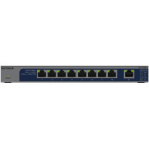 NETGEAR GS108MX - 8x Gigabit + 1x 10G Copper Unmanaged Switch - Metal, Fanless, Rackmount Capable