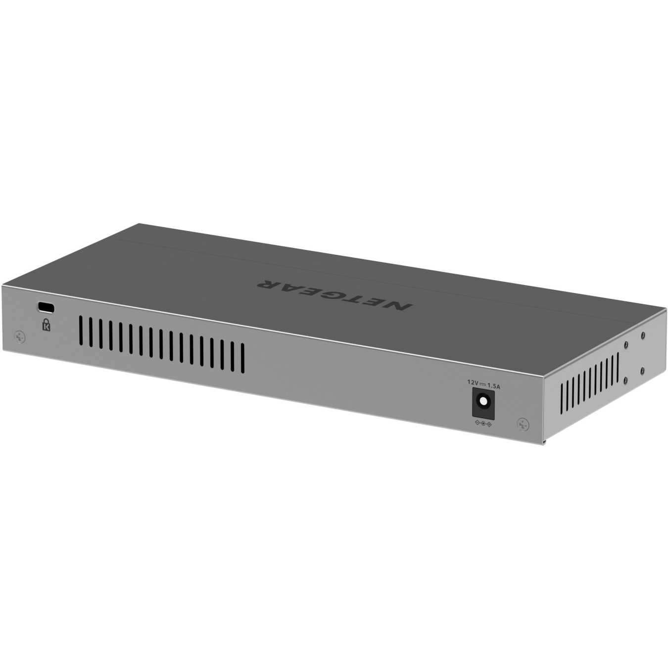 NETGEAR GS108MX - 8x Gigabit + 1x 10G Copper Unmanaged Switch - Metal, Fanless, Rackmount Capable
