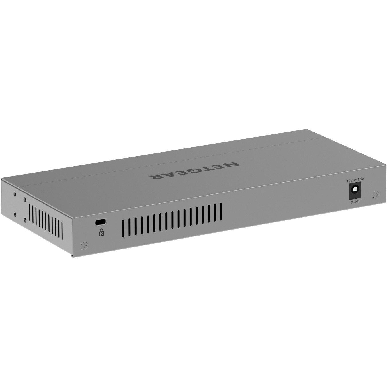 NETGEAR GS108MX - 8x Gigabit + 1x 10G Copper Unmanaged Switch - Metal, Fanless, Rackmount Capable