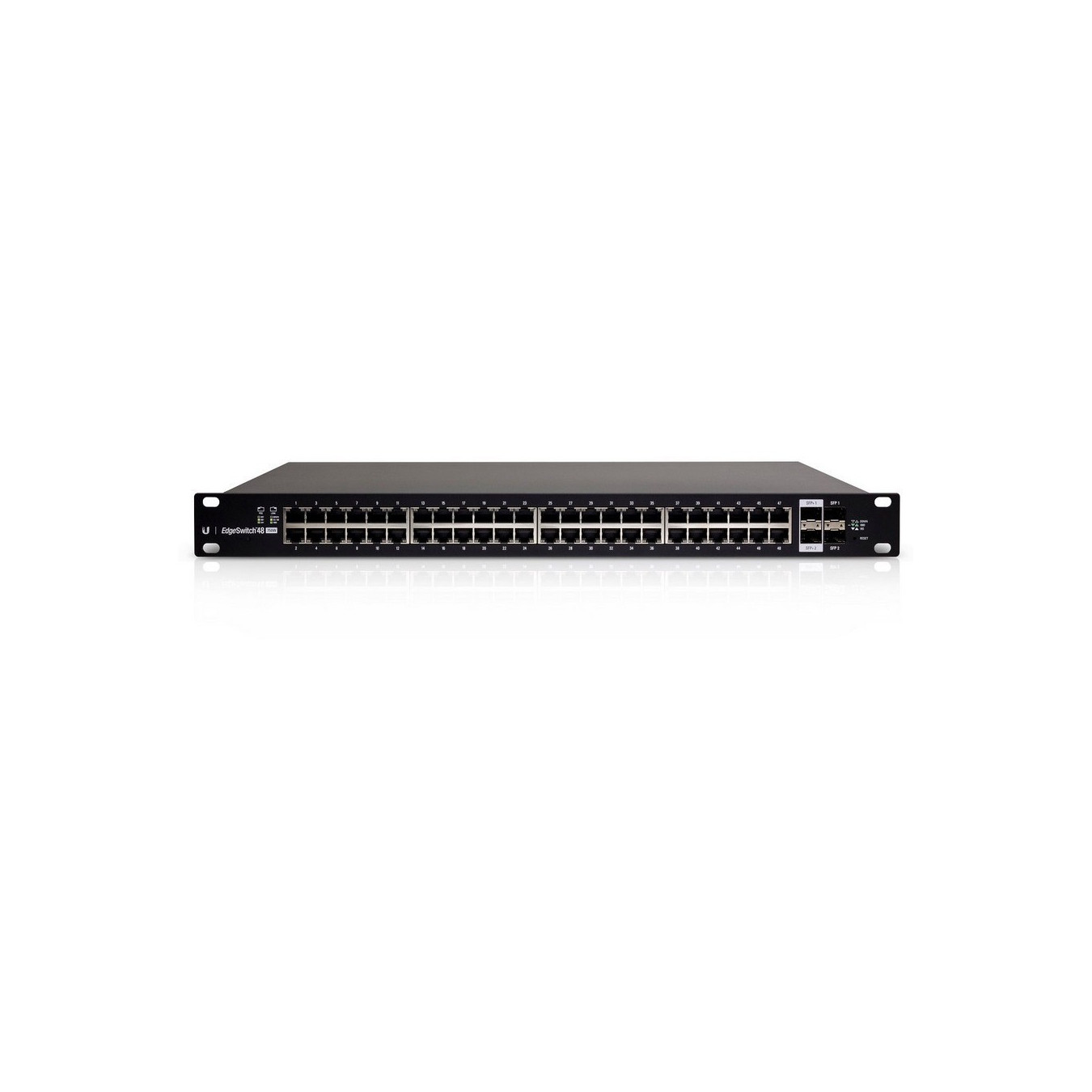 Ubiquiti EdgeSwitch ES-48-500W - 48x Gigabit + 2 SFP + 2 SFP+ | 500W PoE, Rackmount 1U, Black