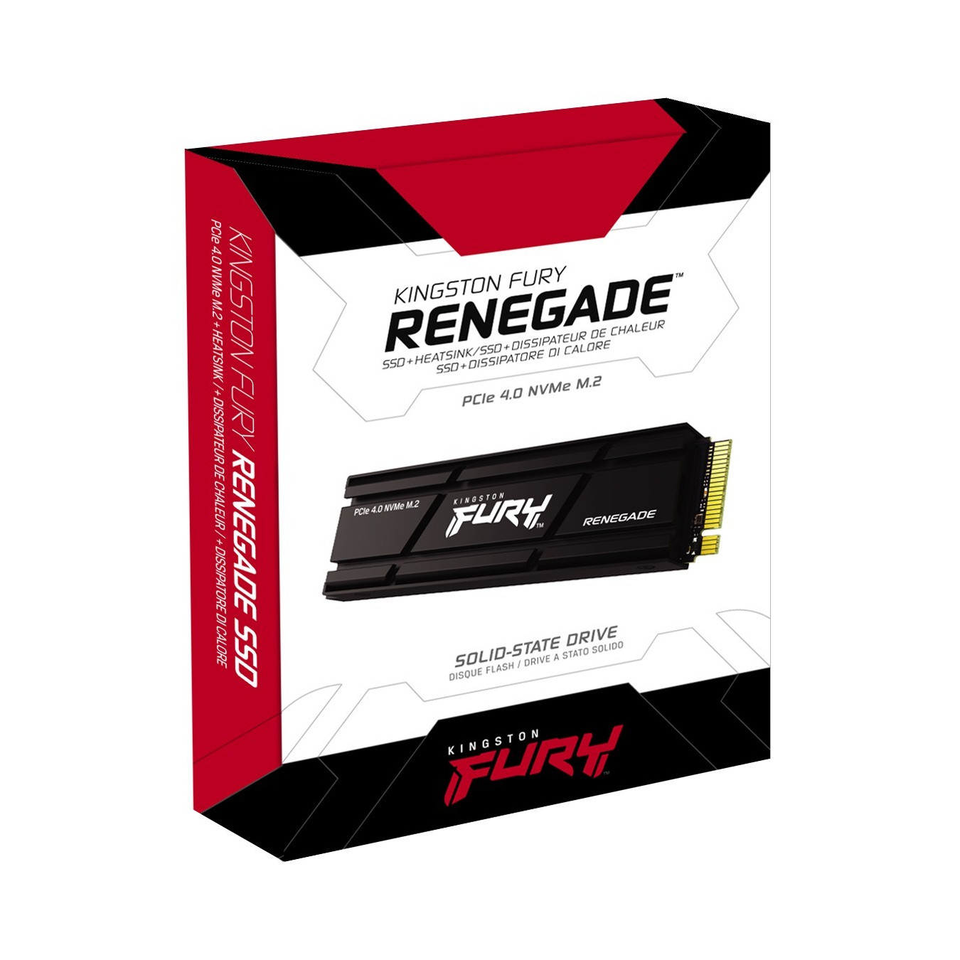 Kingston Renegade M.2 2280 NVMe PCIe 4.0 SSD - 1TB, Heatsink, 3D TLC (Phison E18) — Buy in Cyprus with Fast Delivery