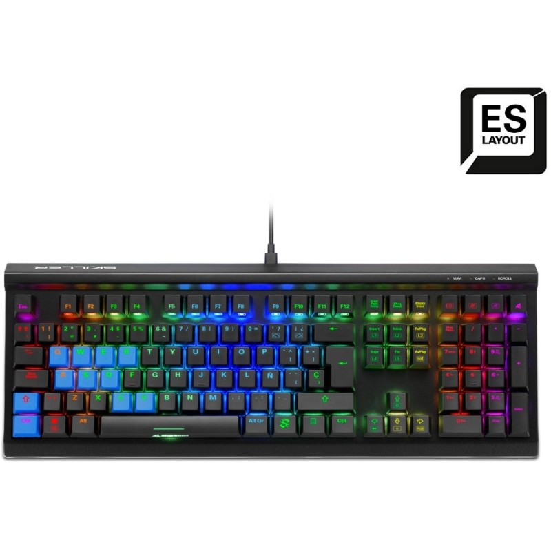 Buy Sharkoon SKILLER SGK60 - Mechanical Gaming Keyboard - Black, Spanish Layout,... in Cyprus, Nicosia, Limassol, Larnaka, Pafos