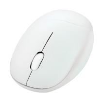 ASUS MD101 - Ambidextrous Wireless Mouse (White) - RF 2.4GHz + Bluetooth 5.3, 2400 DPI, AA Battery