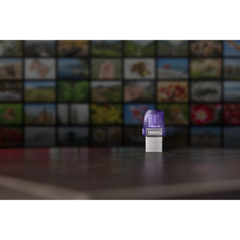 Buy Kingston DataTraveler microDuo 3C - 256GB USB-A + USB-C Flash Drive, USB 3.2... in Cyprus, Nicosia, Limassol, Larnaka, Pafos