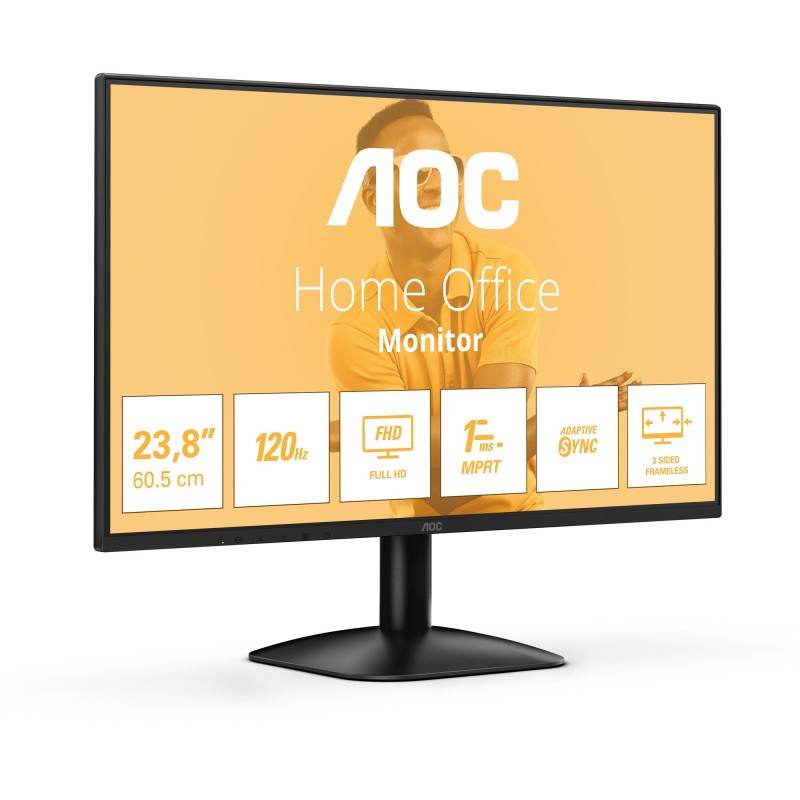 Buy AOC 24B31H - 23.8-inch IPS Full HD Monitor, 1920x1080, 120Hz, HDMI 1.4 + VGA... in Cyprus, Nicosia, Limassol, Larnaka, Pafos