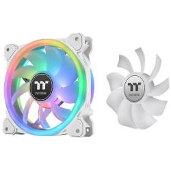 Buy Thermaltake SWAFAN 12 RGB Radiator Fan - 120mm White - 500–2000 RPM, Hydra... in Cyprus, Nicosia, Limassol, Larnaka, Pafos