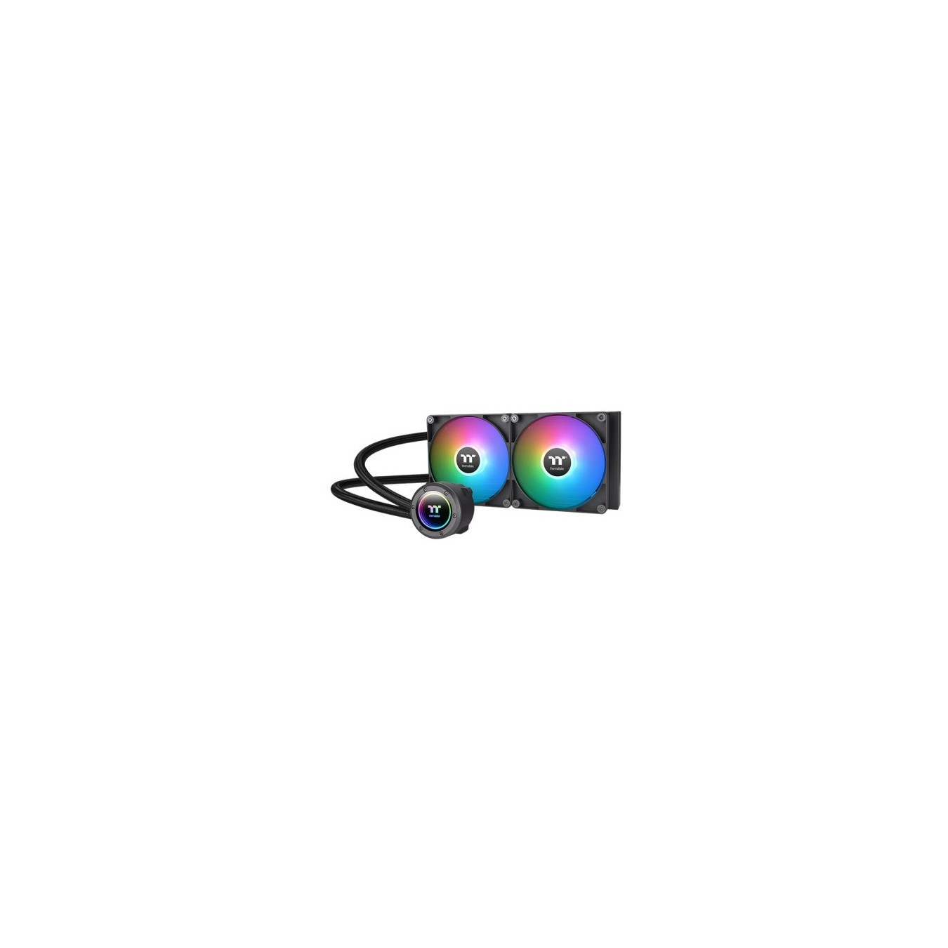 Thermaltake TH280 ARGB Sync V2 - 280mm AIO Liquid CPU Cooler - Black, 2×140mm ARGB Fans — Buy in Cyprus with Fast Delivery