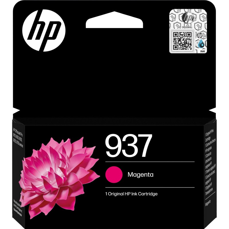 Buy HP 937 Original Magenta Ink Cartridge - Standard Yield (800 pages) - Single ... in Cyprus, Nicosia, Limassol, Larnaka, Pafos
