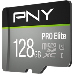 Buy PNY Pro Elite microSDXC Card - Pro Elite - 128GB, UHS-I U3 (Class 10), Black... in Cyprus, Nicosia, Limassol, Larnaka, Pafos