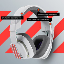 ASTRO A10 Gen 2 Wired Gaming Headset - White - 3.5mm Jack, Closed-Back, Boom Mic, Multi-Platform