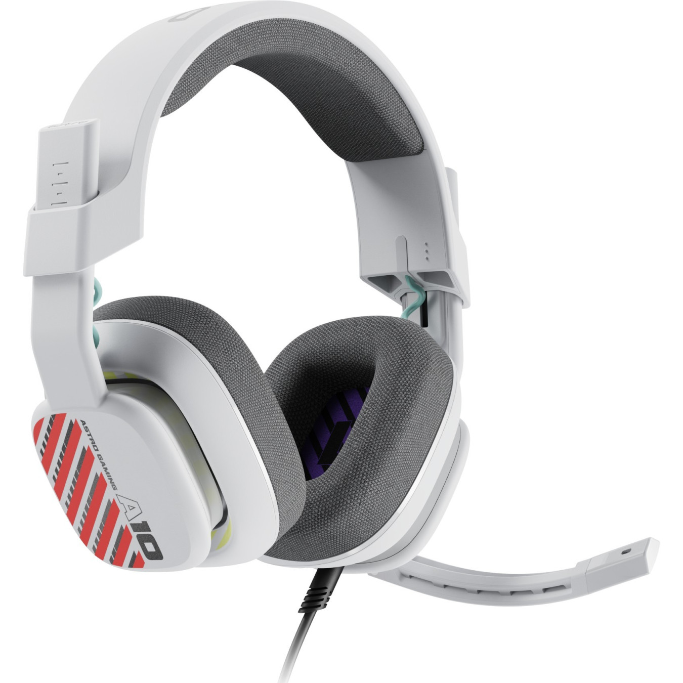 ASTRO A10 Gen 2 Wired Gaming Headset - White - 3.5mm Jack, Closed-Back, Boom Mic, Multi-Platform