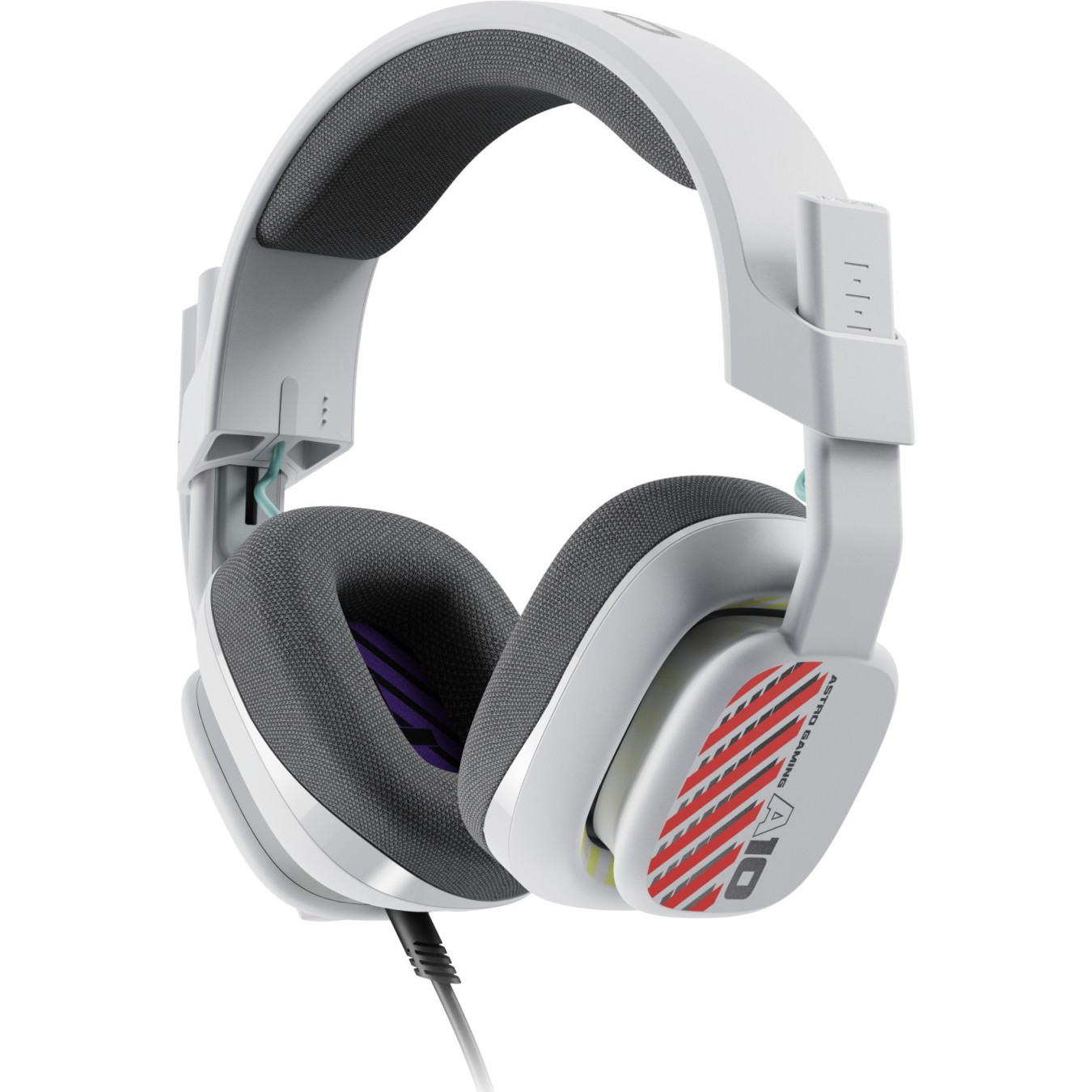 ASTRO A10 Gen 2 Wired Gaming Headset - White - 3.5mm Jack, Closed-Back, Boom Mic, Multi-Platform