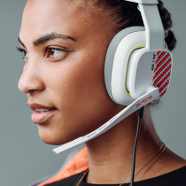 ASTRO A10 Gen 2 Wired Gaming Headset - White - 3.5mm Jack, Closed-Back, Boom Mic, Multi-Platform