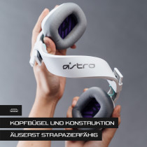 ASTRO A10 Gen 2 Wired Gaming Headset - White - 3.5mm Jack, Closed-Back, Boom Mic, Multi-Platform