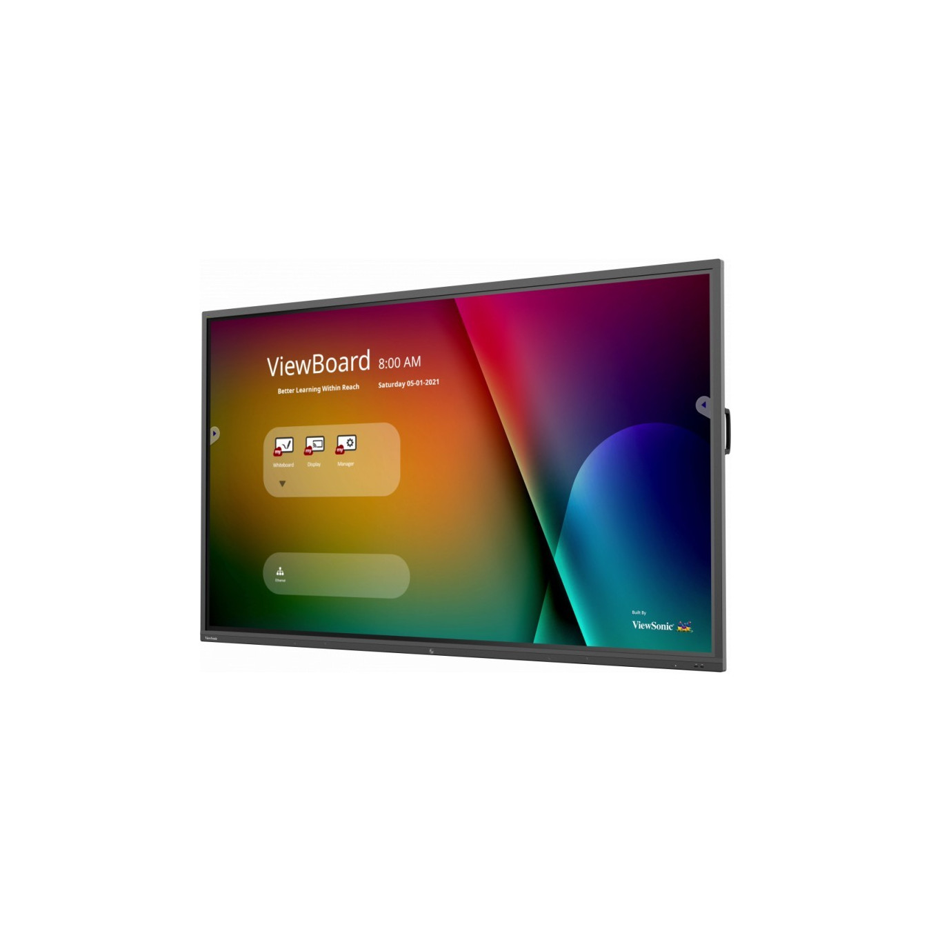 ViewSonic IFP9850-4 - 98-inch 4K Interactive Flat Panel, Android 9, ARM Cortex-A73 Quad-Core, HDMI 2.0/USB-C/LAN, Black