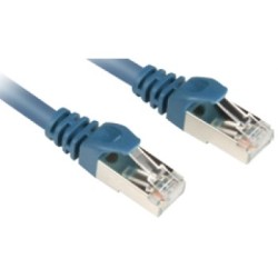 Buy Sharkoon RJ45 Ethernet Cable - Cat6 S/FTP (S-STP) - 1.5m, Blue, Gold-Plated ... in Cyprus, Nicosia, Limassol, Larnaka, Pafos