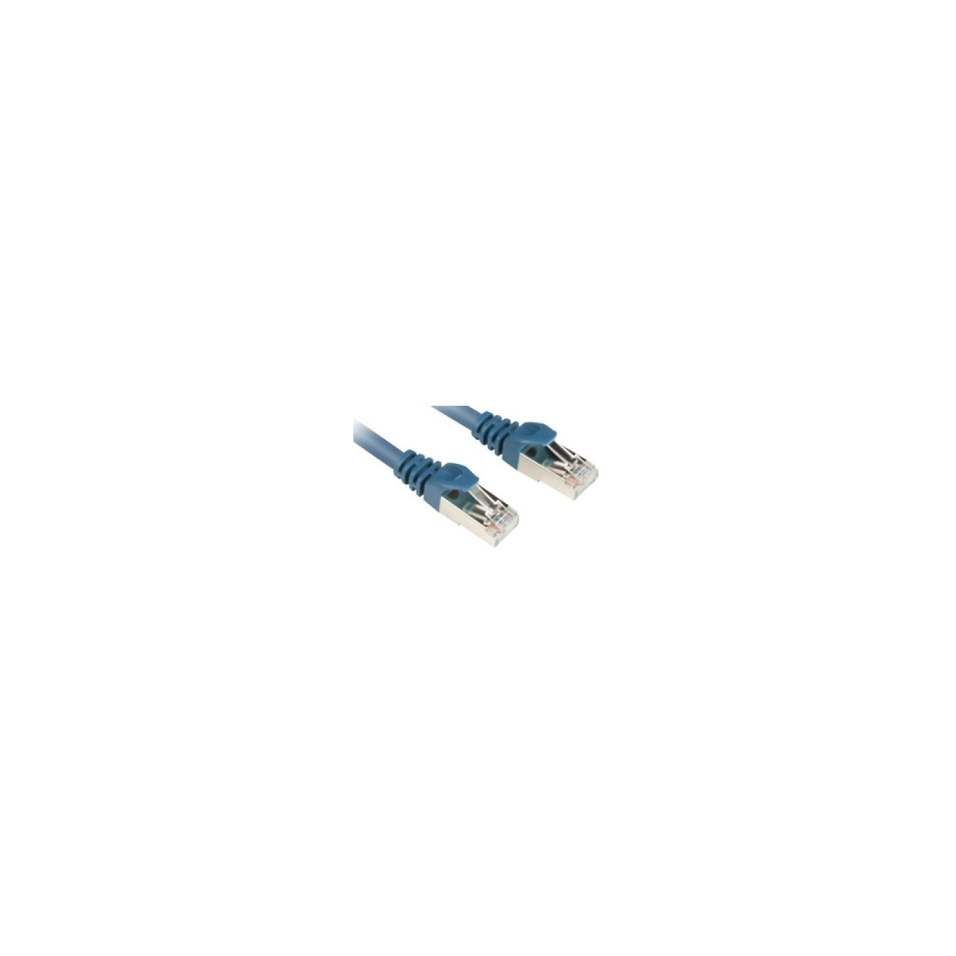 Sharkoon RJ45 Ethernet Cable - Cat6 S/FTP (S-STP) - 1.5m, Blue, Gold-Plated RJ45 — Buy in Cyprus with Fast Delivery