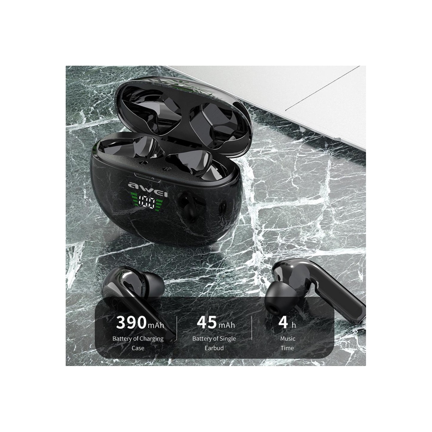 Bluetooth TWS Earbuds Awei T15P -  Official distributor b2b Armenius Store