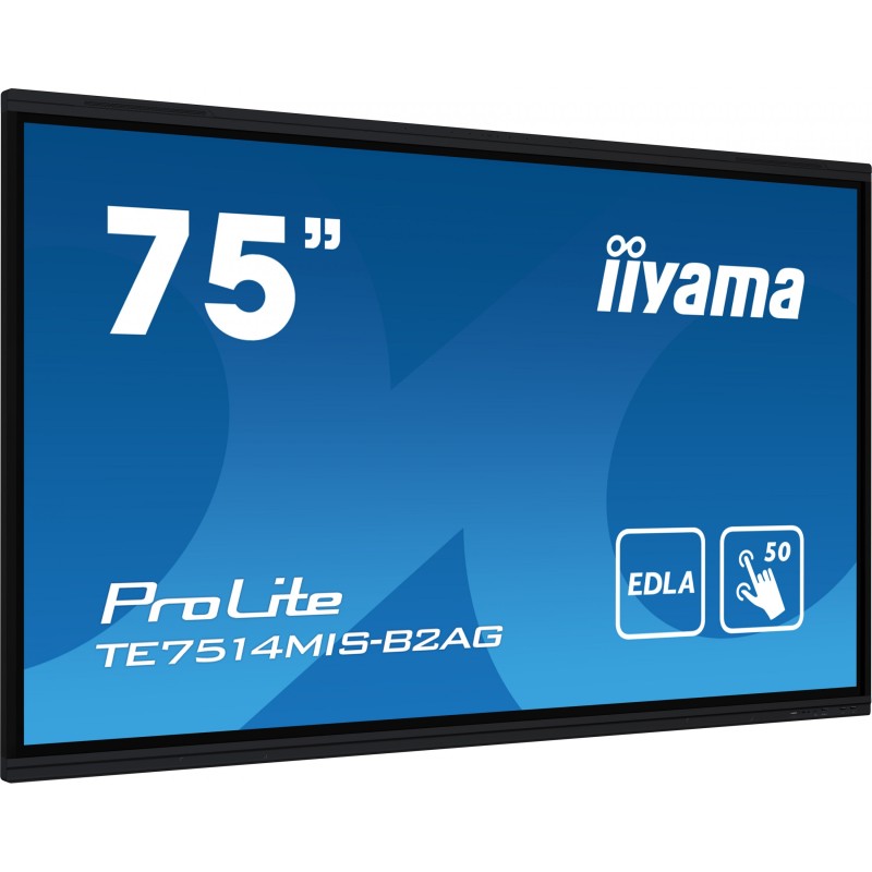 Buy iiyama ProLite TE7514MIS-B2AG - 75" 4K UHD Touch Display, VA panel, Android ... in Cyprus, Nicosia, Limassol, Larnaka, Pafos
