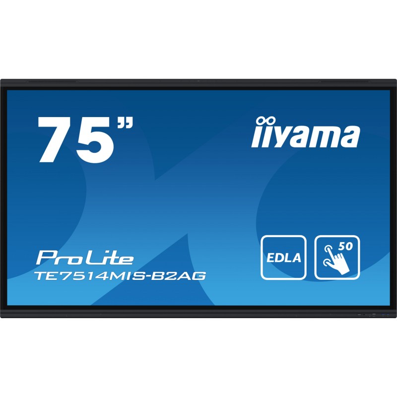 Buy iiyama ProLite TE7514MIS-B2AG - 75" 4K UHD Touch Display, VA panel, Android ... in Cyprus, Nicosia, Limassol, Larnaka, Pafos