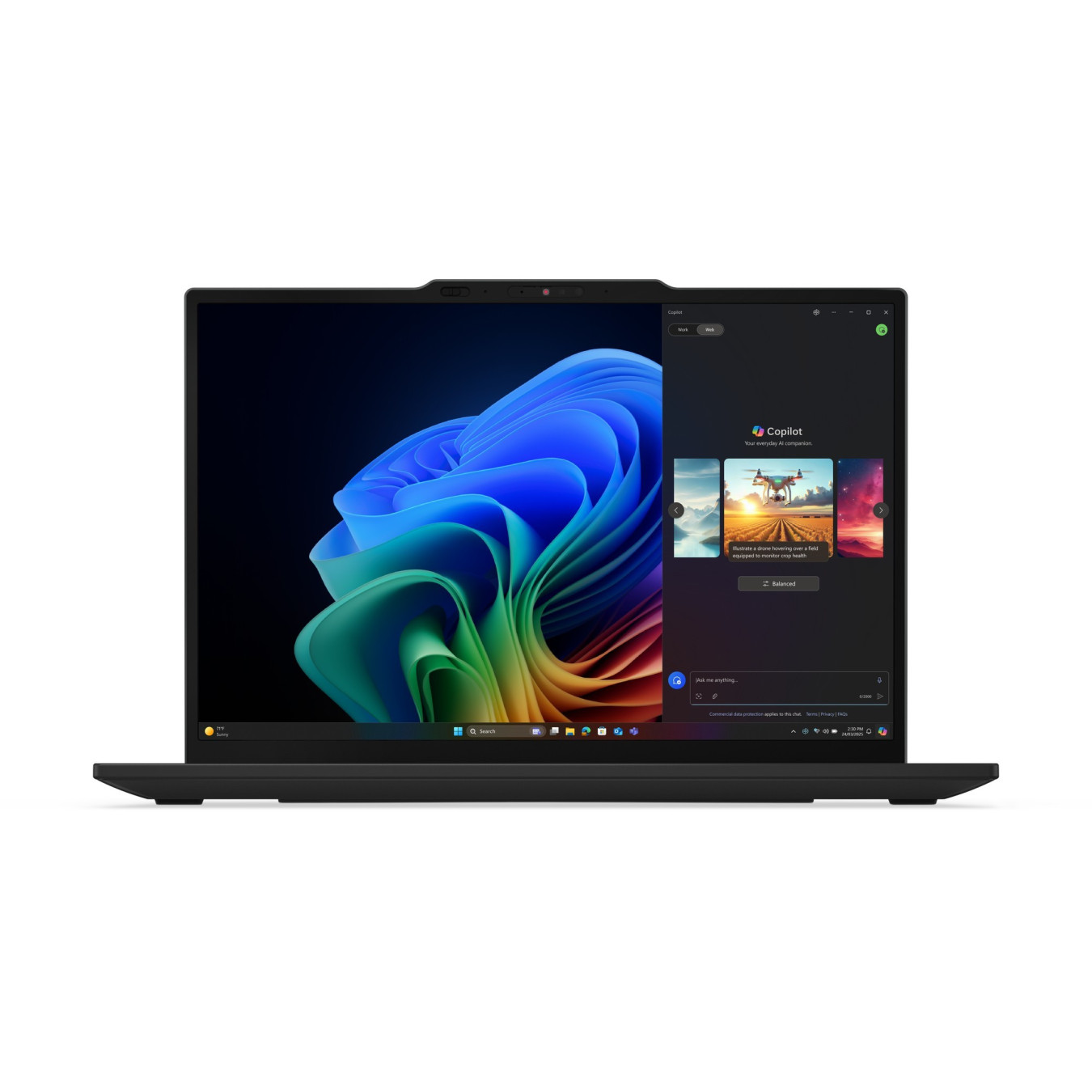 Lenovo ThinkPad X13 Gen 6 - AMD Ryzen AI 5 340 - Black, 13.3in WUXGA, 32GB LPDDR5x, 1TB PCIe SSD, 2.0–4.8GHz
