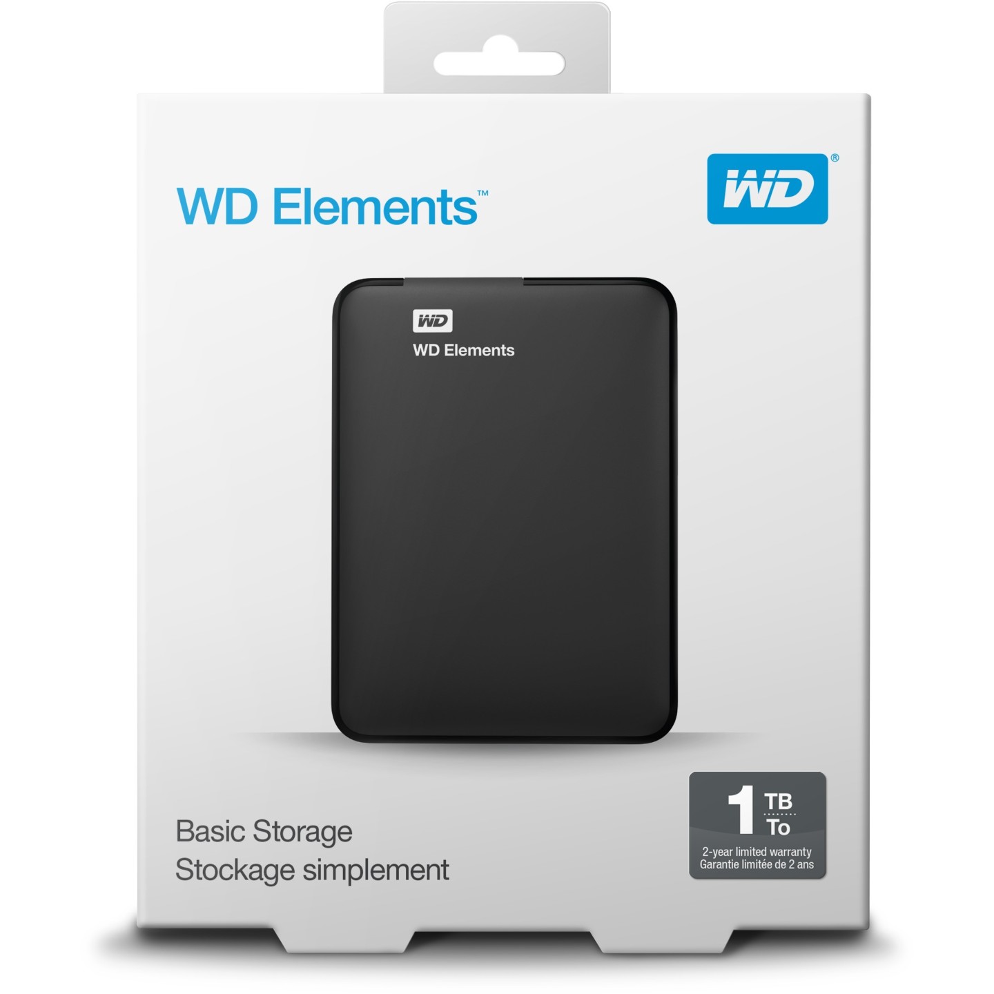 WD Elements Portable External HDD - 1TB - 2.5-inch, USB 3.2 Gen1 (5Gbps, Micro-USB) - Black — Buy in Cyprus with Fast Delivery