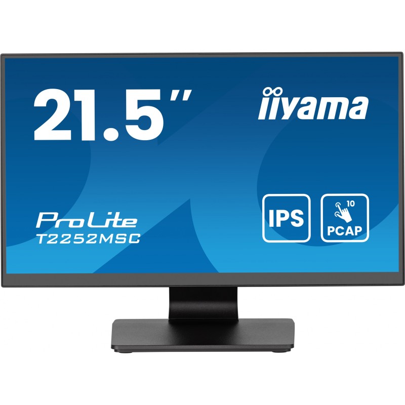 Buy iiyama ProLite T2252MSC-B2AG - 21.5" Touch IPS Full HD Monitor, Edge-to-Edge... in Cyprus, Nicosia, Limassol, Larnaka, Pafos