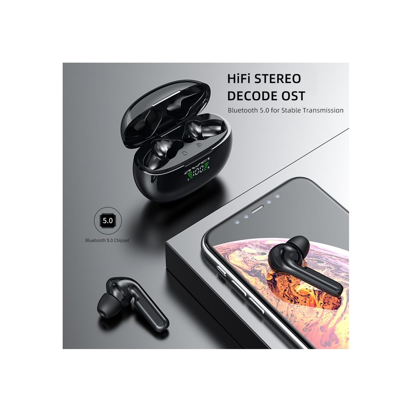 Bluetooth TWS Earbuds Awei T15P -  Official distributor b2b Armenius Store