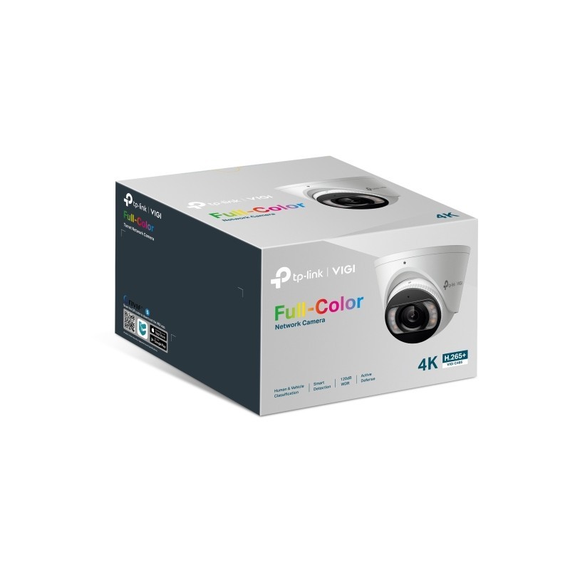 Buy TP-Link Omada VIGI C485 (4mm) - 8MP 4K Full-Color Turret IP Camera - White, ... in Cyprus, Nicosia, Limassol, Larnaka, Pafos