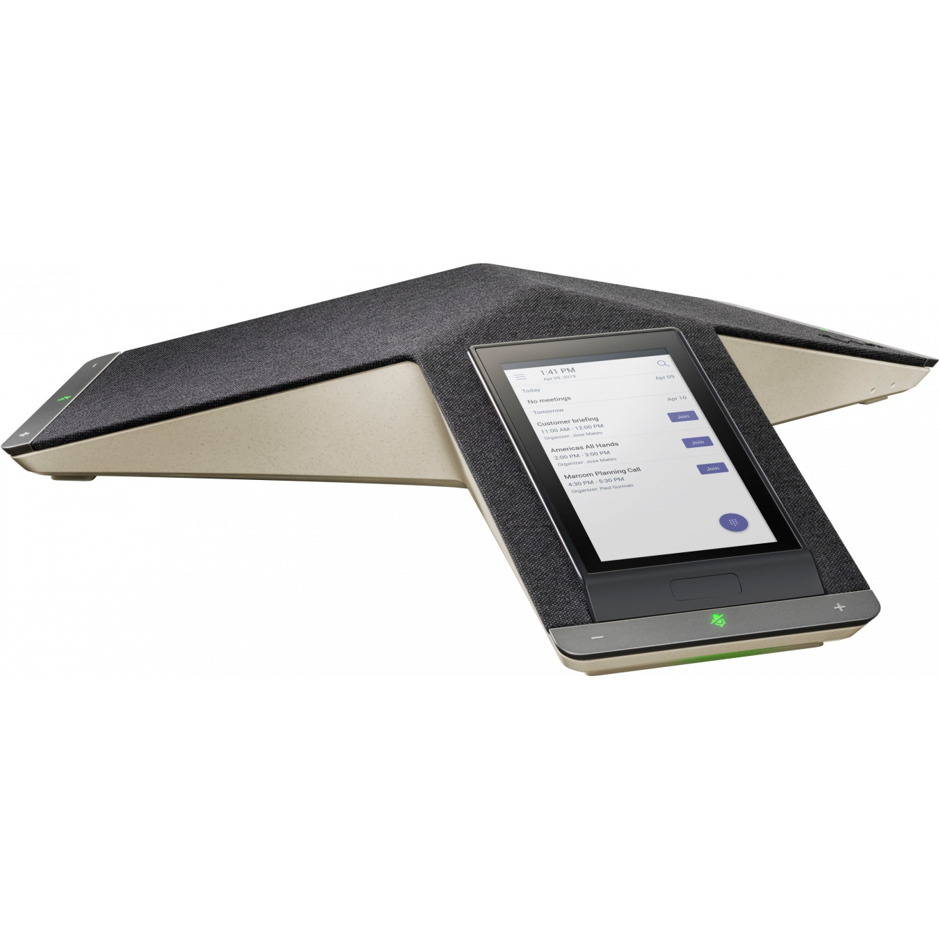 Poly Trio C60 - Teams IP Conference Phone - Black, 5" LCD, Gigabit Ethernet, Dual-Band Wi-Fi, Bluetooth 4.2 (no power adapter)