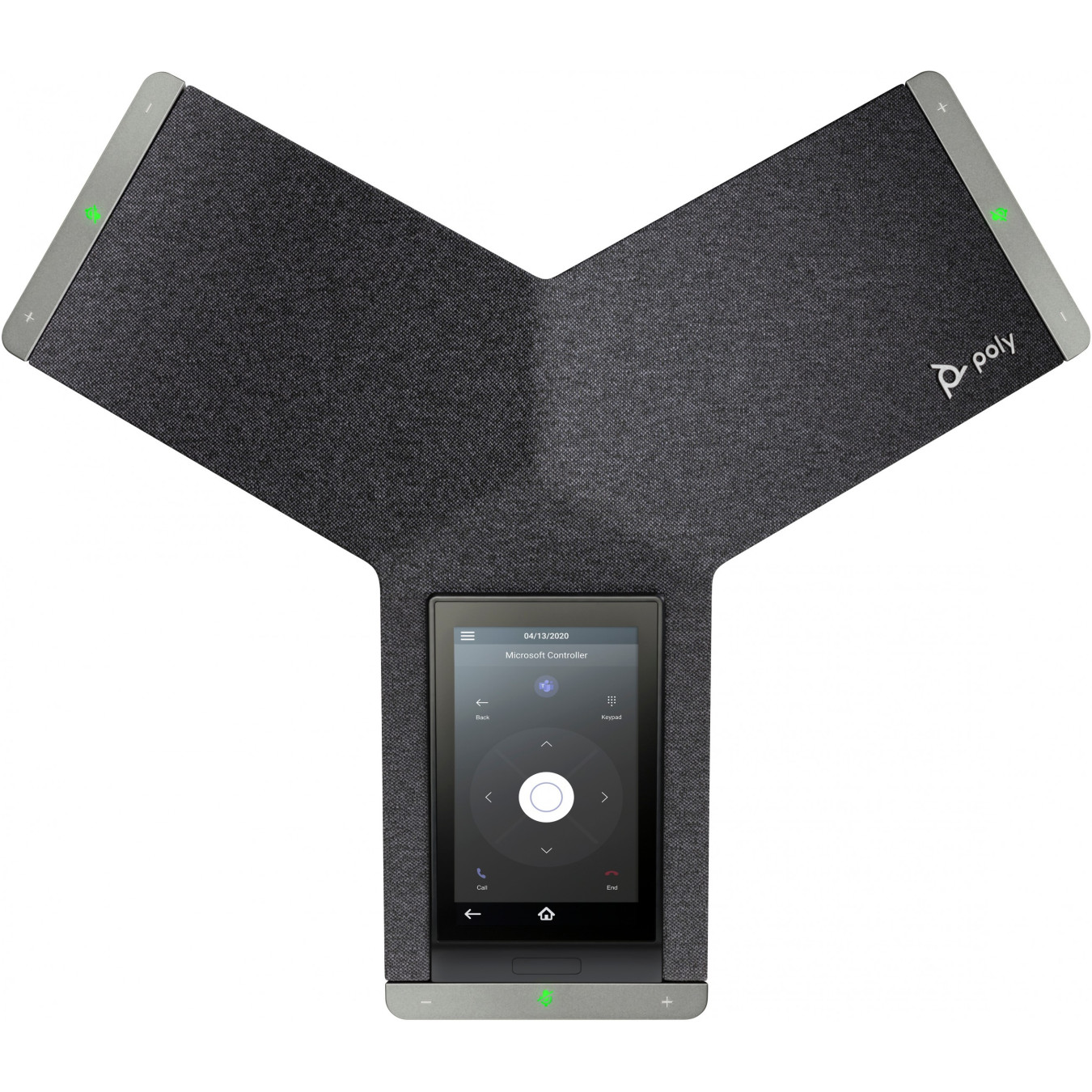 Poly Trio C60 - Teams IP Conference Phone - Black, 5" LCD, Gigabit Ethernet, Dual-Band Wi-Fi, Bluetooth 4.2 (no power adapter)