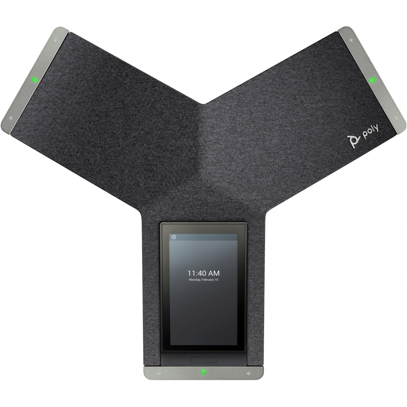 Poly Trio C60 - Teams IP Conference Phone - Black, 5" LCD, Gigabit Ethernet, Dual-Band Wi-Fi, Bluetooth 4.2 (no power adapter)