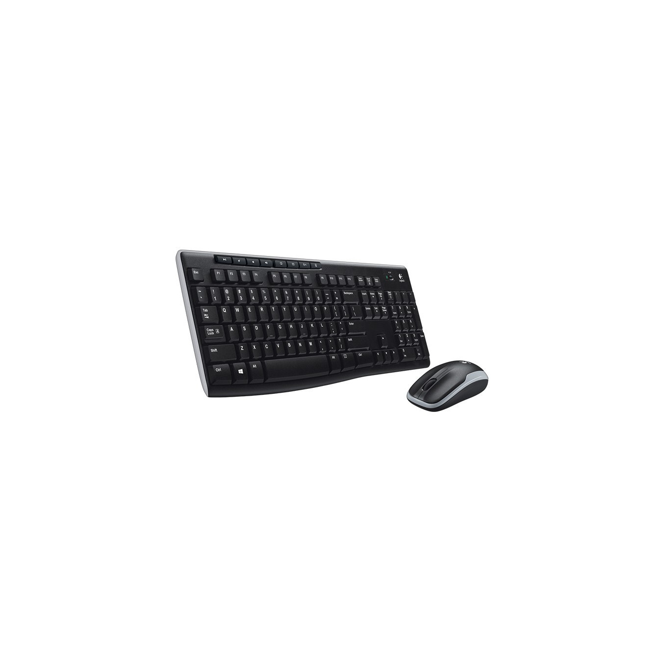 Logitech Wireless Desktop MK270 - 2.4GHz Wireless Combo, Black, Full-size QWERTZ Hungarian, Nano Receiver