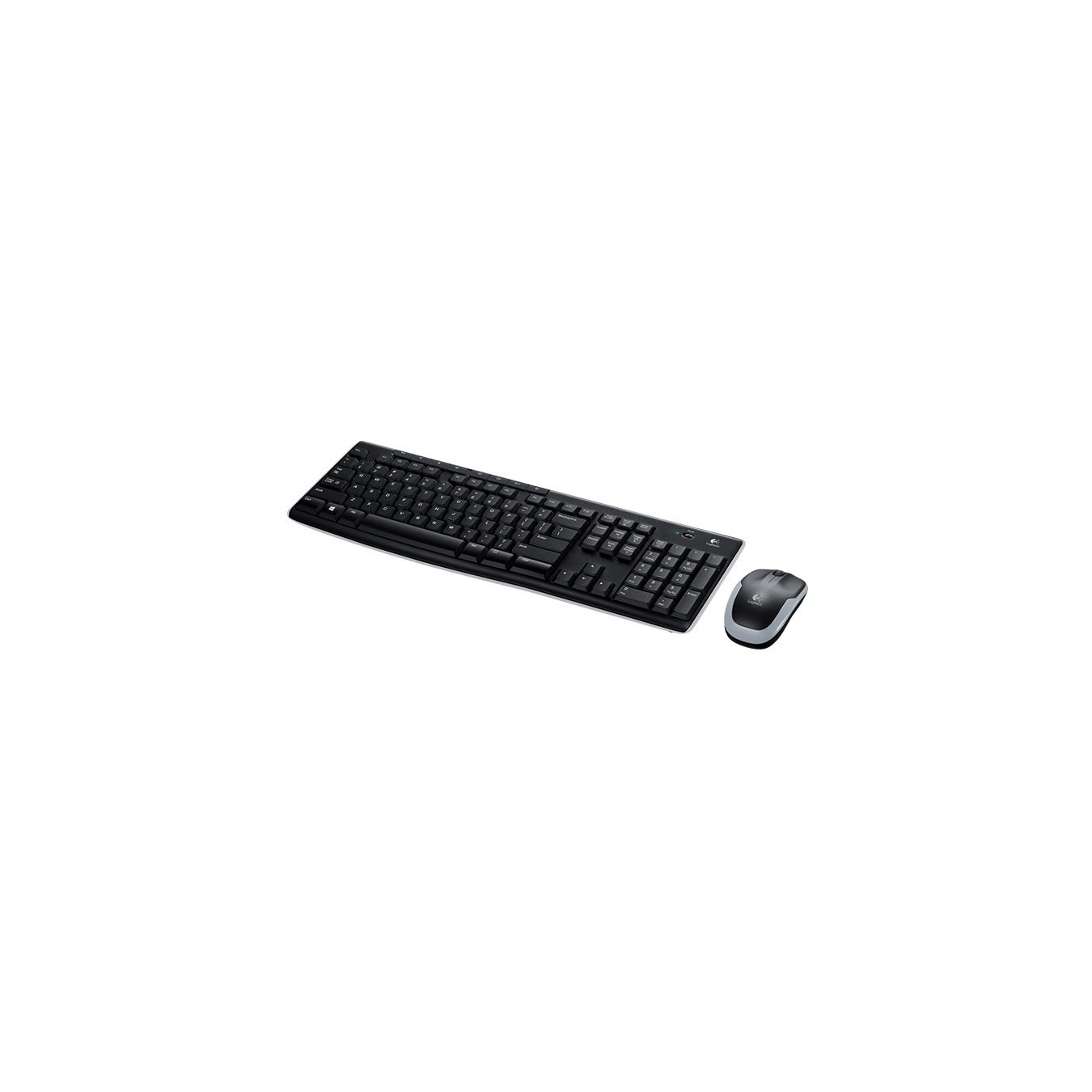 Logitech Wireless Desktop MK270 - 2.4GHz Wireless Combo, Black, Full-size QWERTZ Hungarian, Nano Receiver