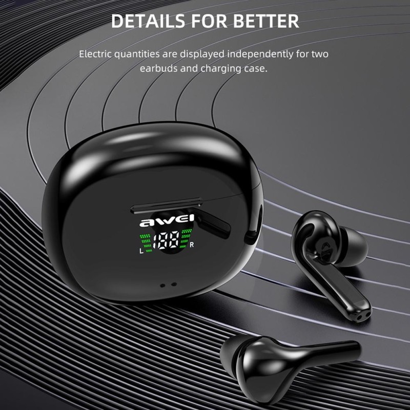 Bluetooth TWS Earbuds Awei T15P -  Official distributor b2b Armenius Store
