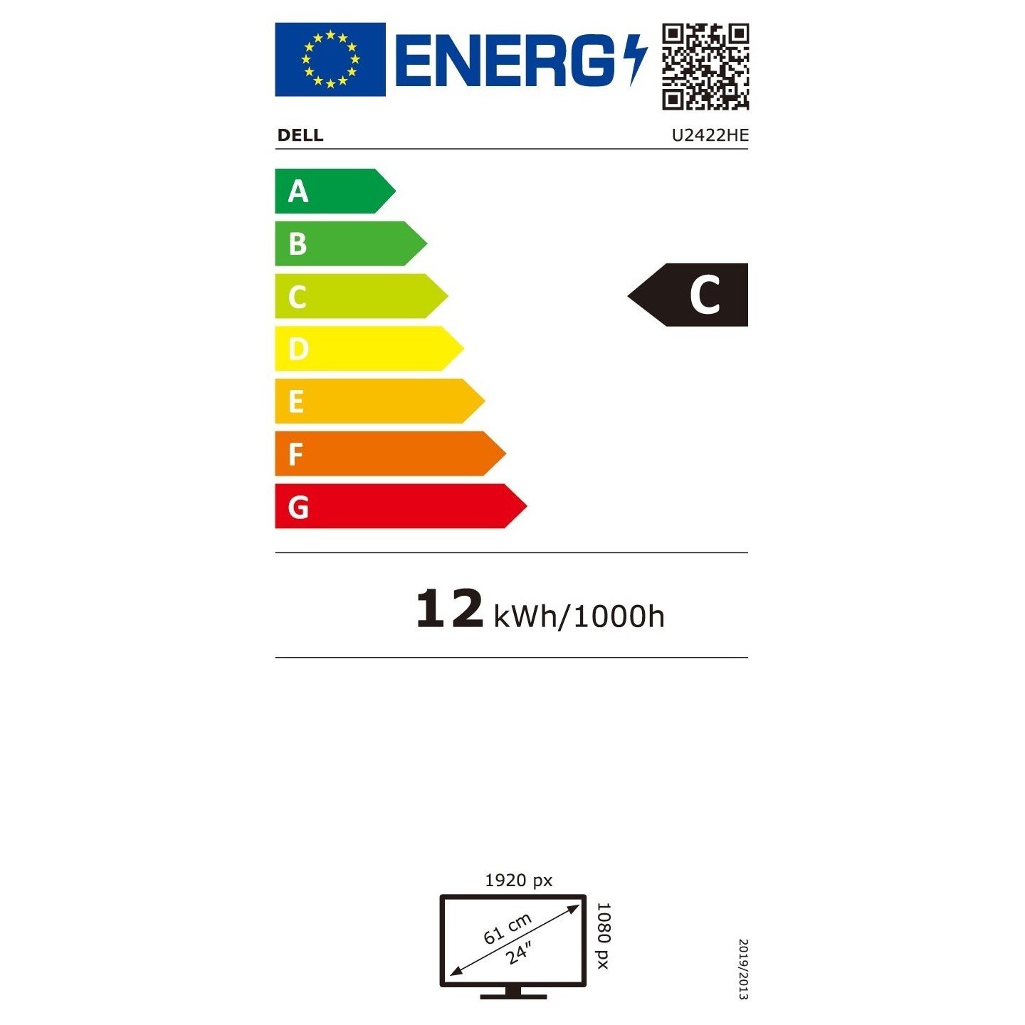 Dell UltraSharp U2422HE 23.8" FHD IPS USB-C Hub Monitor 90W PD (Boxed) — Buy in Cyprus with Fast Delivery
