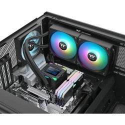 Thermaltake LA240-S 240mm ARGB AIO Liquid Cooler - 2x120mm Fans, LCD Pump, Black (Boxed) — Buy in Cyprus with Fast Delivery
