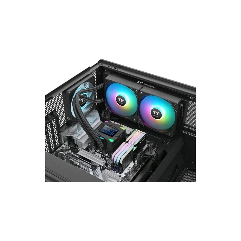 Buy Thermaltake LA240-S AIO Liquid Cooler 240mm - 2x120mm ARGB Fans, LCD Pump, B... in Cyprus, Nicosia, Limassol, Larnaka, Pafos