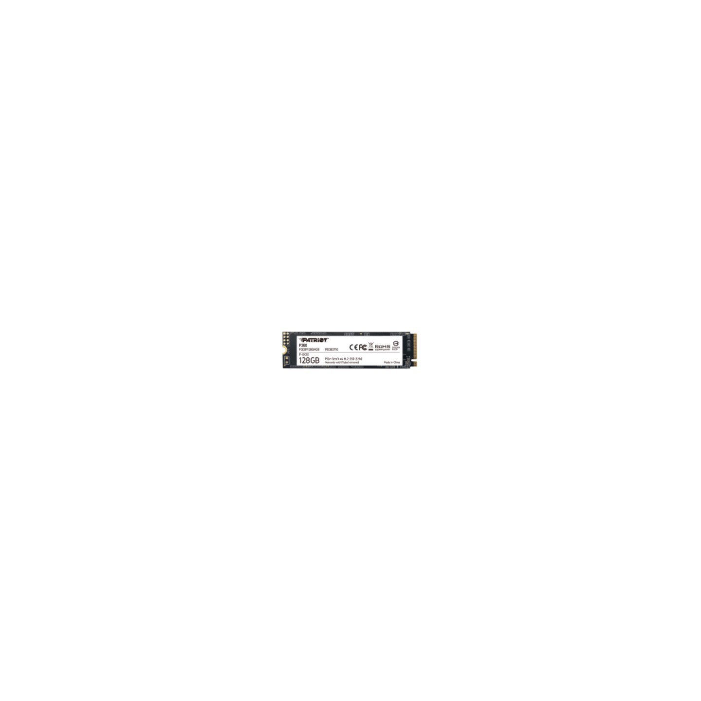 Patriot P300 128GB M.2 NVMe SSD - PCIe Gen3 x4 1600/600 MB/s (Boxed) — Buy in Cyprus with Fast Delivery