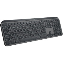 Logitech MX Keys for Business - Graphite - Full-size Wireless Keyboard (UK Layout, White Backlight, USB-C Rechargeable)