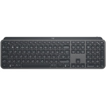 Logitech MX Keys for Business - Graphite - Full-size Wireless Keyboard (UK Layout, White Backlight, USB-C Rechargeable)