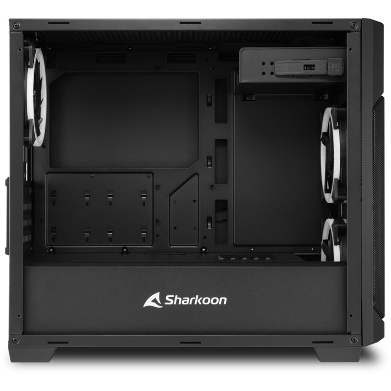 Buy Sharkoon V1000 RGB - Mini Micro-ATX Case - Black, RGB Fans, 240mm Front Radi... in Cyprus, Nicosia, Limassol, Larnaka, Pafos