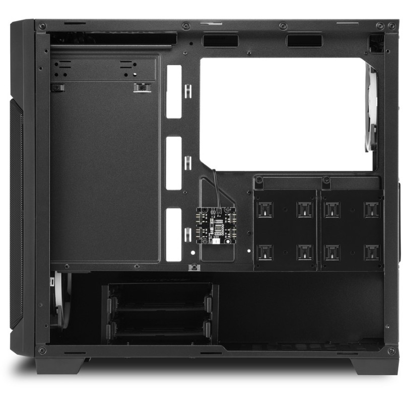 Buy Sharkoon V1000 RGB - Mini Micro-ATX Case - Black, RGB Fans, 240mm Front Radi... in Cyprus, Nicosia, Limassol, Larnaka, Pafos